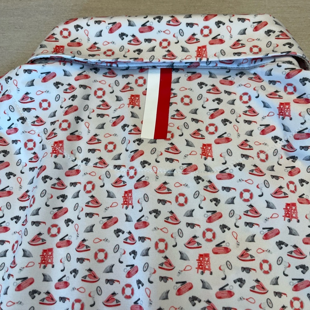 🔥 Rhoback Men's Lifeguard 🕶️ Polo XXL
RARE Print!!! - Picture 3 of 3